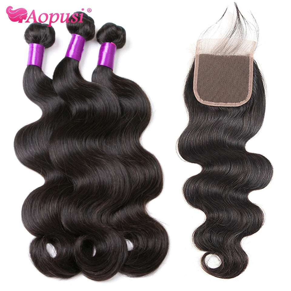 Body Wave Bundles Brazilian Human Hair Weave