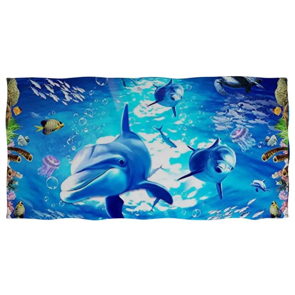 Ocean Animals Cotton Bath Towels