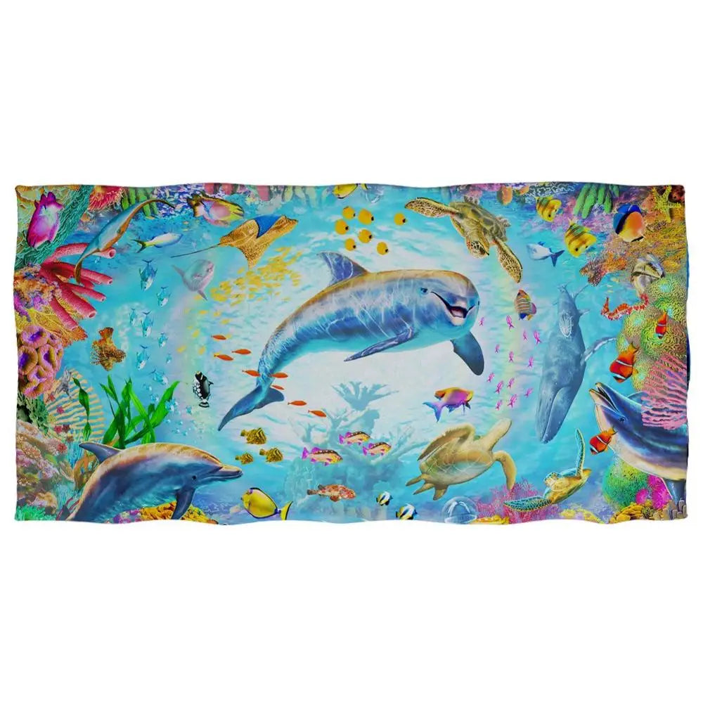 Ocean Animals Cotton Bath Towels