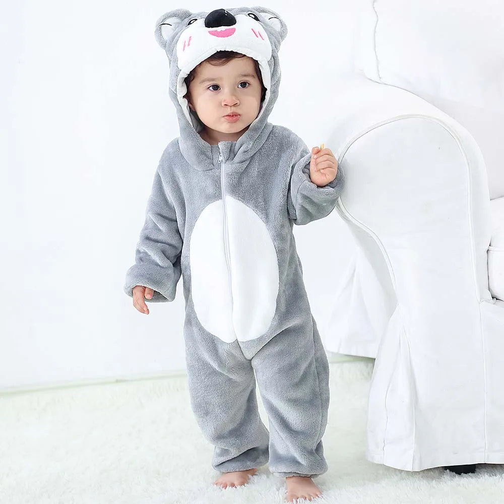 Newborn Baby Boy Clothing Animal Cartoon Jumpsuits