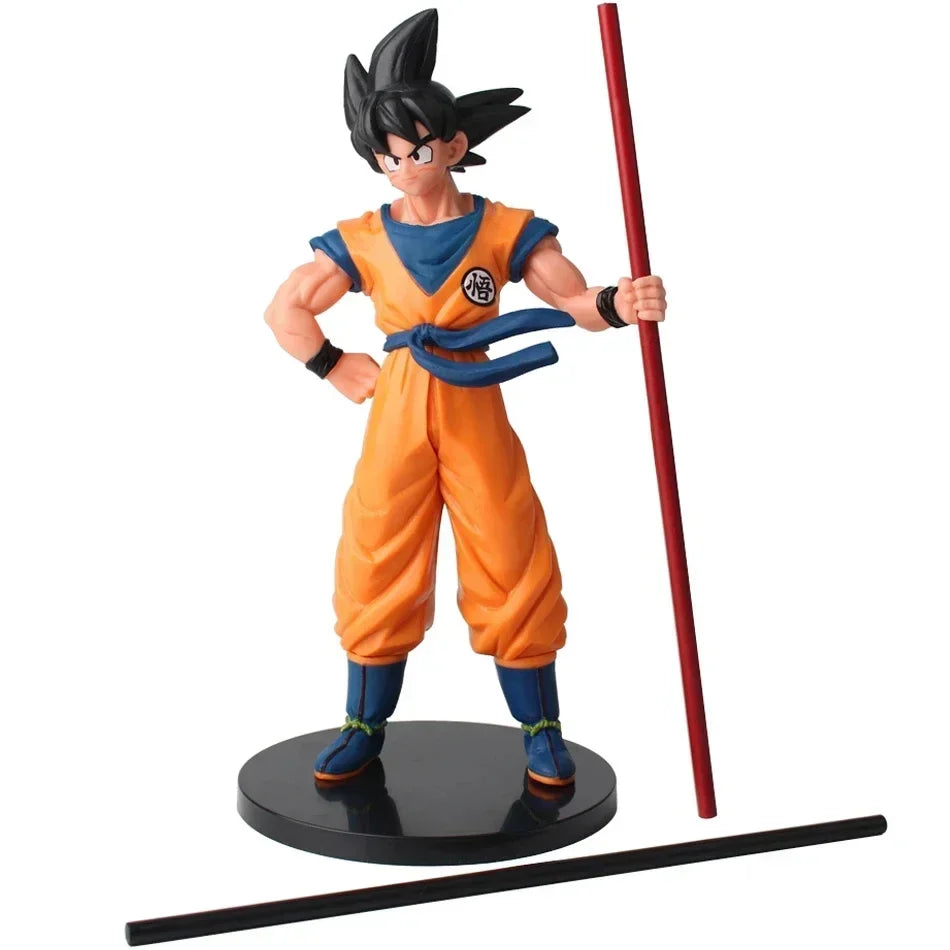 Hot Dragon Ball Son Goku Super Saiyan Anime Figure 22cm Goku DBZ Action Figure Model Gifts Collectible Doll Kids Birthday Gift