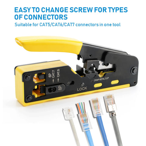 Crimping Tool Ethernet Connectors