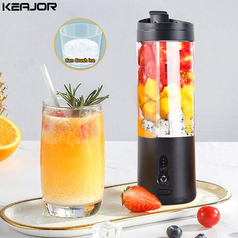 USB Rechargeable Smoothie Orange Fresh Juice Blender