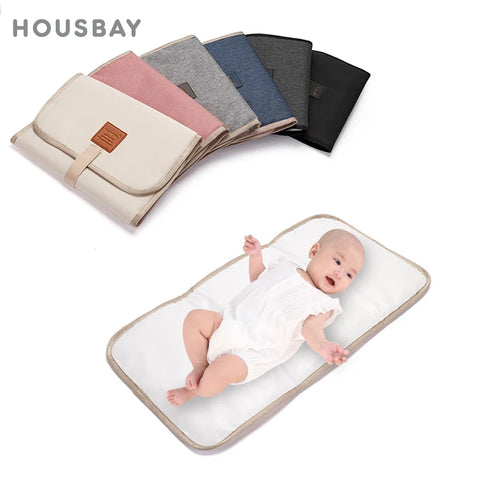 Foldable Diaper Changing Pad 60*30Cm Newborn Portable Baby Changing Mat Nappy Waterproof Durable Nylon Baby Diaper Sheet