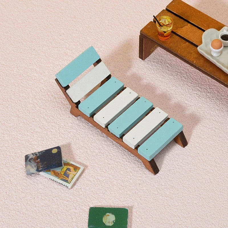 Miniature Beach Lounge Deck Chair