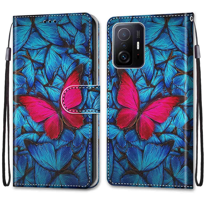 Flower Pattern Flip Case For Xiaomi