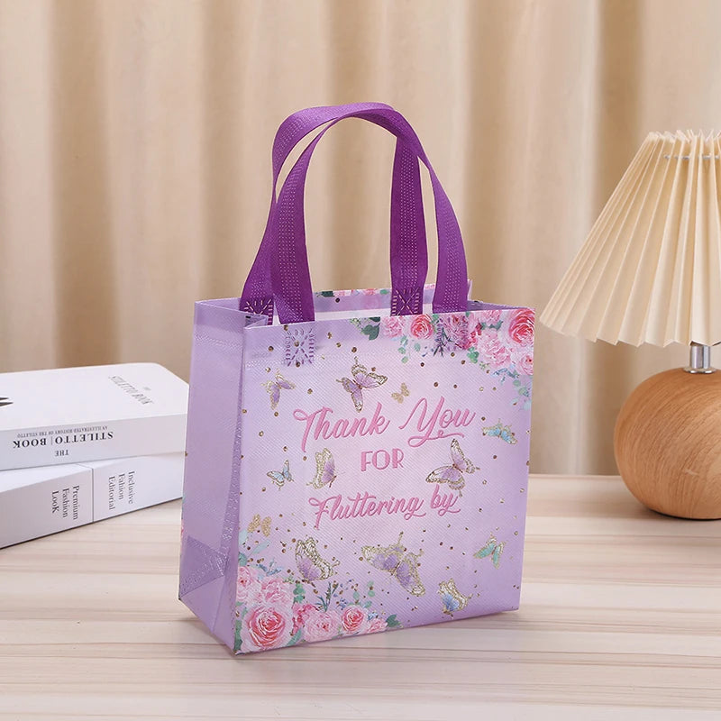 Butterfly Gifts Bag Kraft Paper Cupcake Packaging