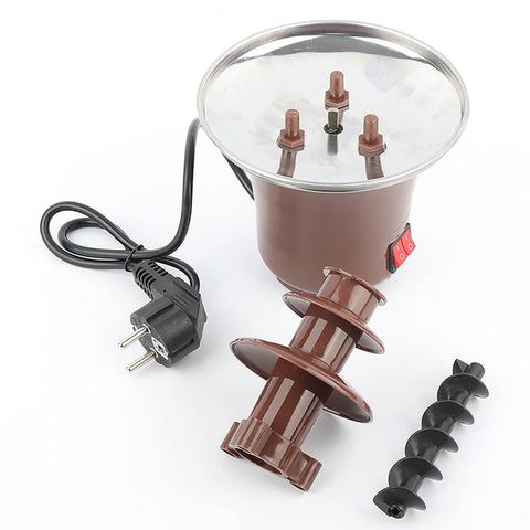 Chocolate Fountain Fondue Mini Waterfall Hotpot Machine Wedding Heating Melts