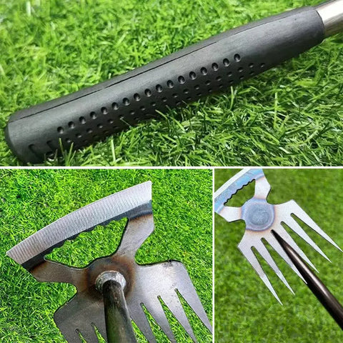 Gardening Tool 2 IN 1 Manual Weed Remover Tool Grass Rooting Loose Soil Hand Weeding Removal Puller Shovel