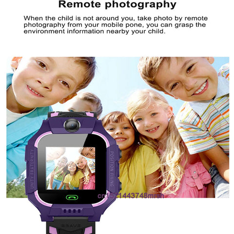 KGG Kids Smart Watch Phone Call 2G Watch Camera LBS Position SOS Voice Monitor Children Smartwatch for Boys Girls