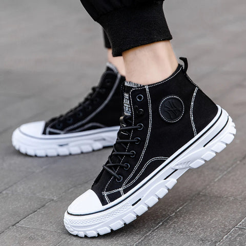 Men Sneakers Lace-up Outdoor Men Casual Shoes