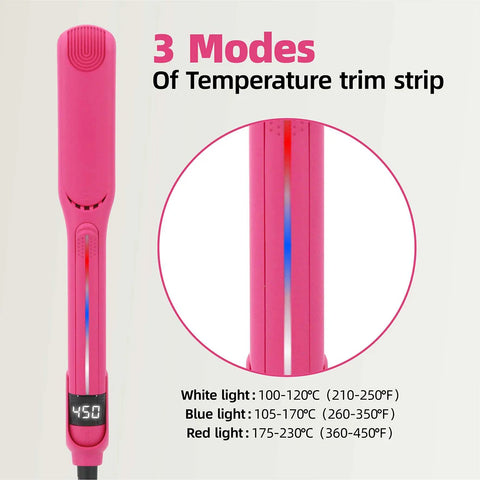 Fast Heating Professional 2 In 1 Hair Flat Irons 100-240V
