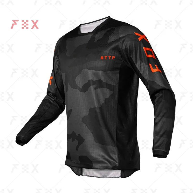 Enduro MTB Cycling Sleeve Cycling Jersey Downhill Shirt Camiseta Motocross T-shirt Mx Mountain Bike Clothing http Fox Mtb jersey