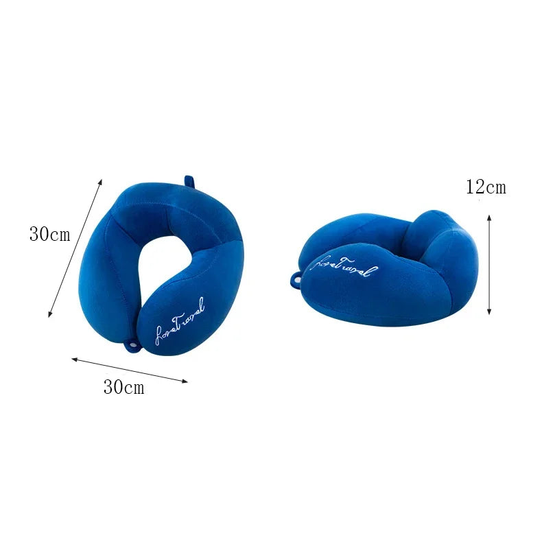 Neck Pillow Airplane Car Pillow Travel Healthcare Soft Travel Pillow U Shaped Nap Neck Cushion PP Cotton