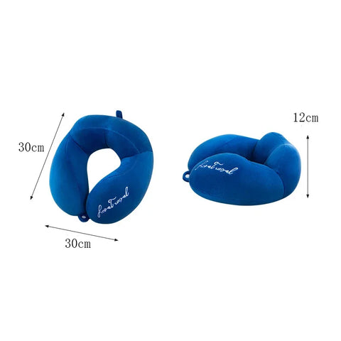 Neck Pillow Airplane Car Pillow Travel Healthcare Soft Travel Pillow U Shaped Nap Neck Cushion PP Cotton