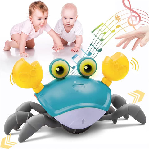 Childrens Induction Escape Crab Crawling Baby Electronic Pet Music Toy Education Children's Mobile Toy Christmas Birthday Gifts