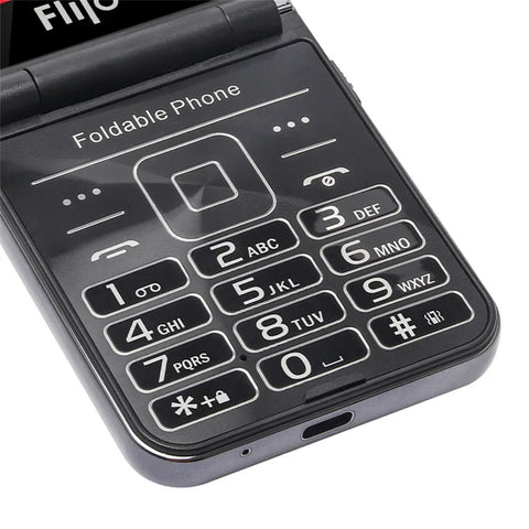 Fold Flip Phone 2G Mobile Phone for Elderly Dual Screen