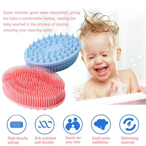 Head Washing Brush Comb Silicone