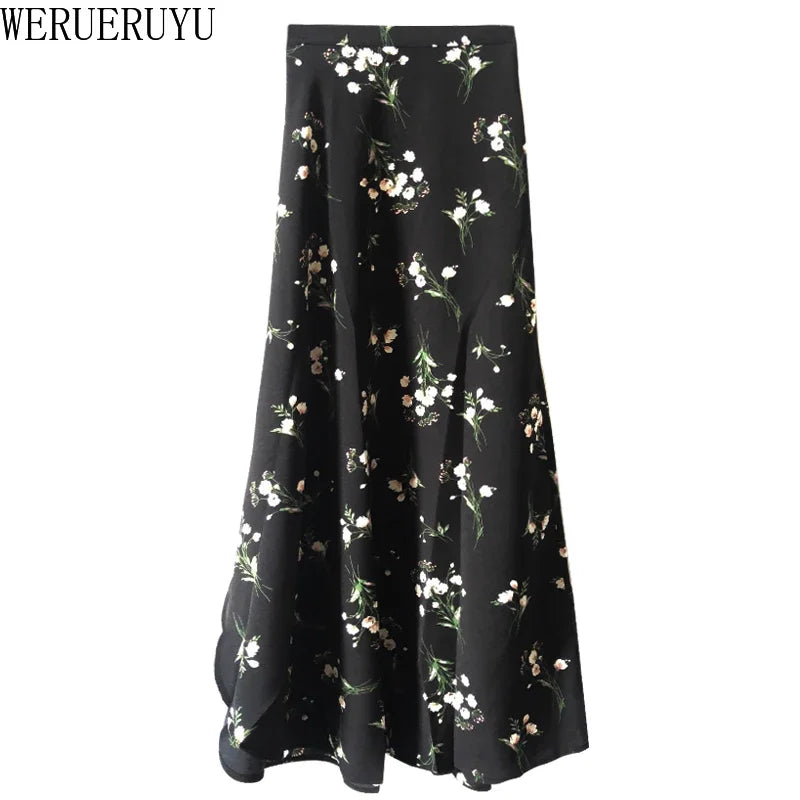 Women Casual Chiffon Tie-Waist Skirts