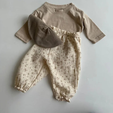 Organic Cotton Baby Pants Newborn Toddlers