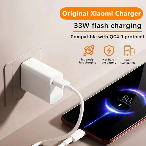 33W USB Fast Charger Mobile Phone Charger Adapter