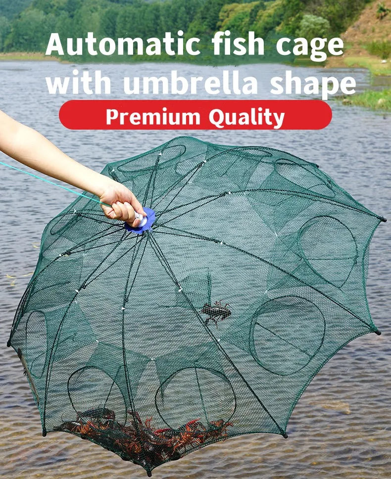 Cyrusher Umbrella Net Shrimp Cage Fishing Net Fish