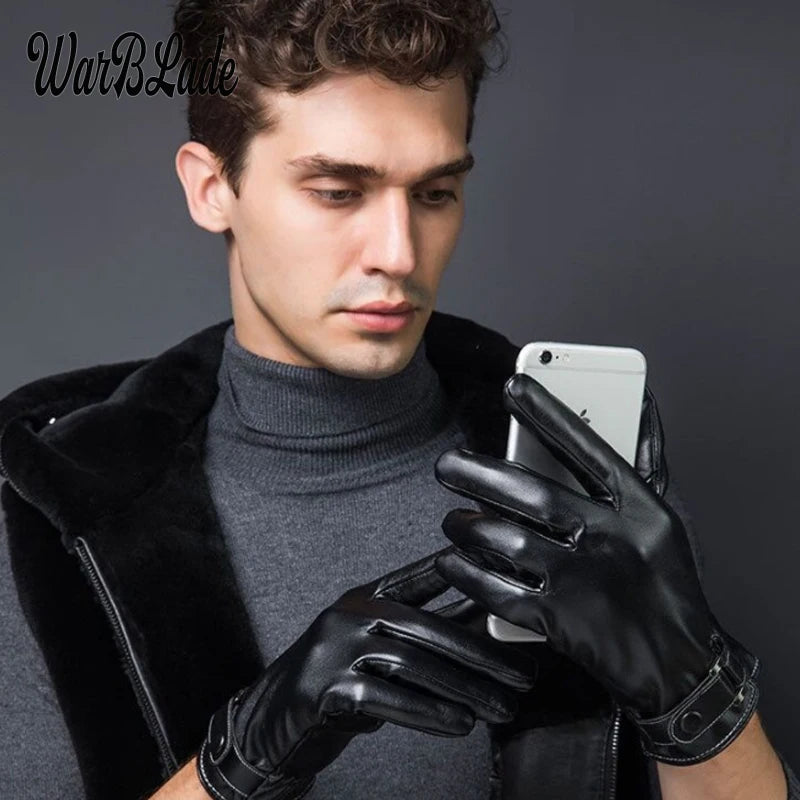 Business Gloves Winter Mittens Keep Warm Touch Screen Windproof