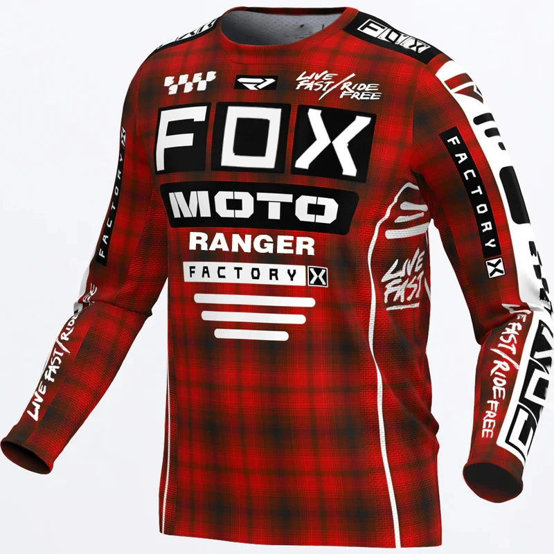 2024 Racing Downhill Jersey Mountain Bike Motorcycle Cycling Crossmax Shirt Ciclismo Clothes for Men MTB Jersey MX Ranger Fox DH