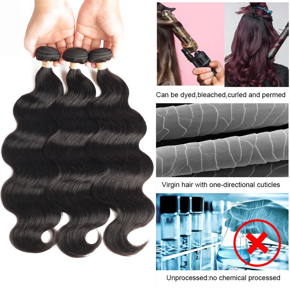 Human Hair Brazilian Weaving