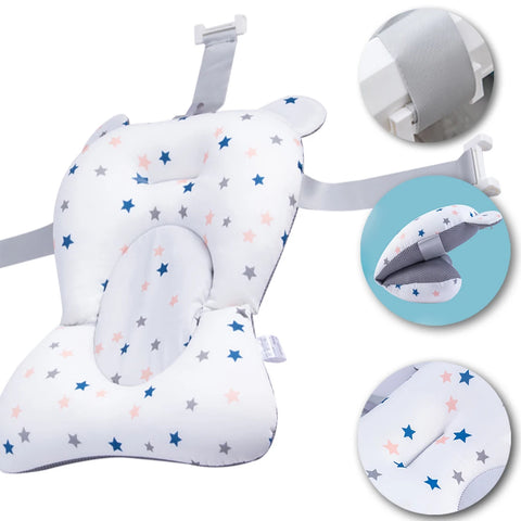 Baby Bath Tub Pad & Chair Newborn Bathtub Pillow