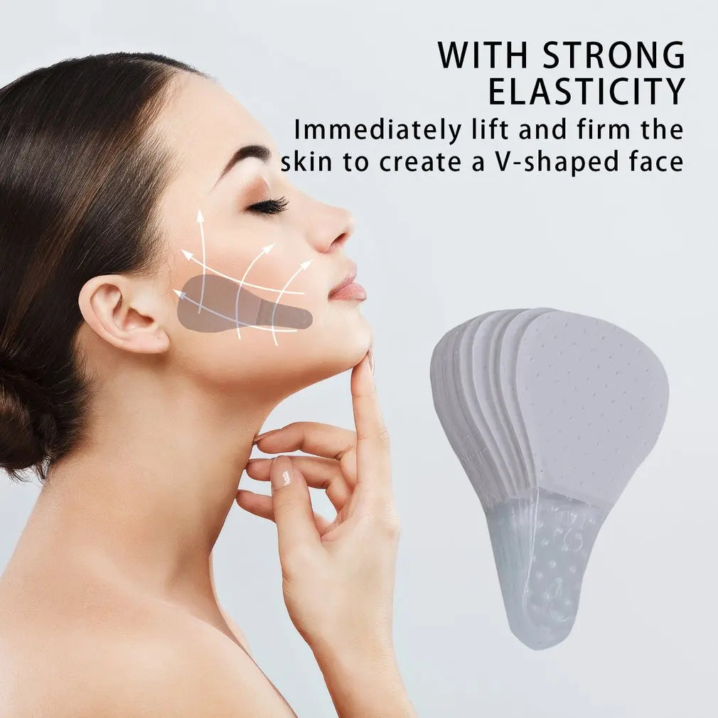 V Face Shape Thin Face Invisible Facial Stickers