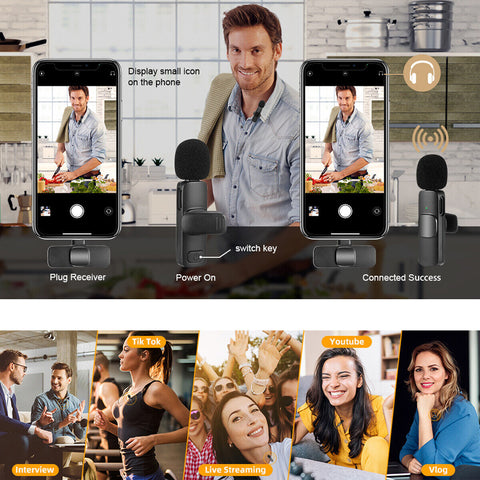 Microphones Set Short Video Recording Chargeable Handheld