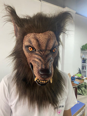 Animal Rotate Headwear Costume Wolf Face Masks Cosplay