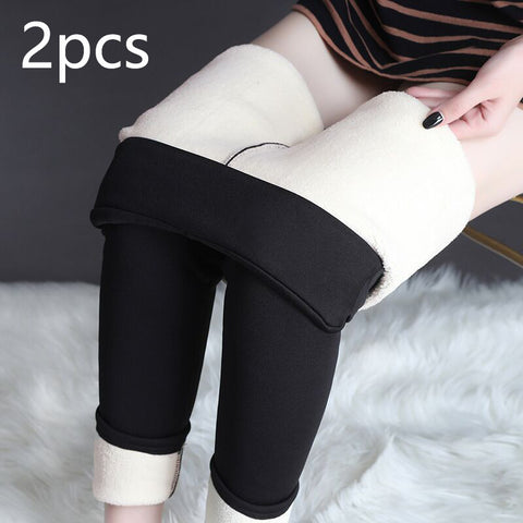 Lamb Cashmere Leggins Skinny Fitness Woman Pants - Nuri Shopping