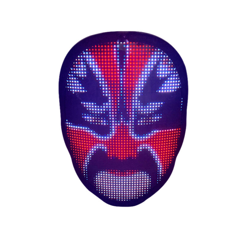 LED Luminous Mask Face Changing Mask Party Bar Props