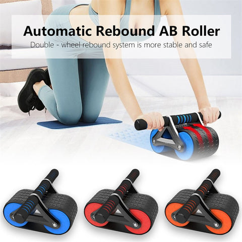 Rebound Ab Wheel Roller Waist Trainer Gym Sports Home Exercise Devices