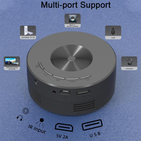 Home Theater Video LED Mini Projector For Home Theaters Media Player