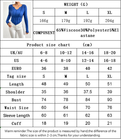 V-neck Irregular Stitching Exposed Knitted Long Sleeve