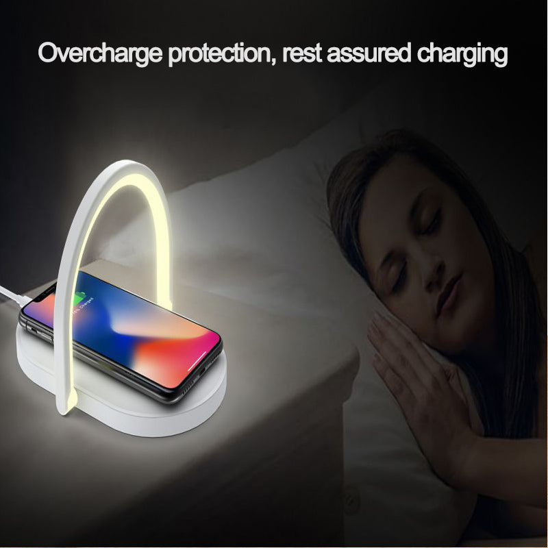 Wireless Charging Station Stonego LED Reading Table Lamp 15W Fast Charging Light