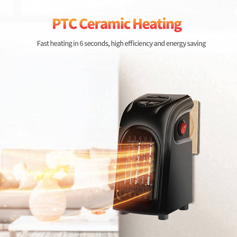 Wall Heater Ceramic Heating Warmer Fan For Home Office Camping