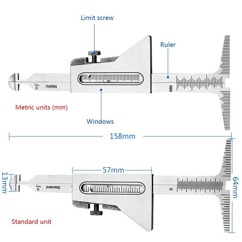 Wrong Edge Inspection Ruler For Welding Seam Of Large Height And Low Gauge