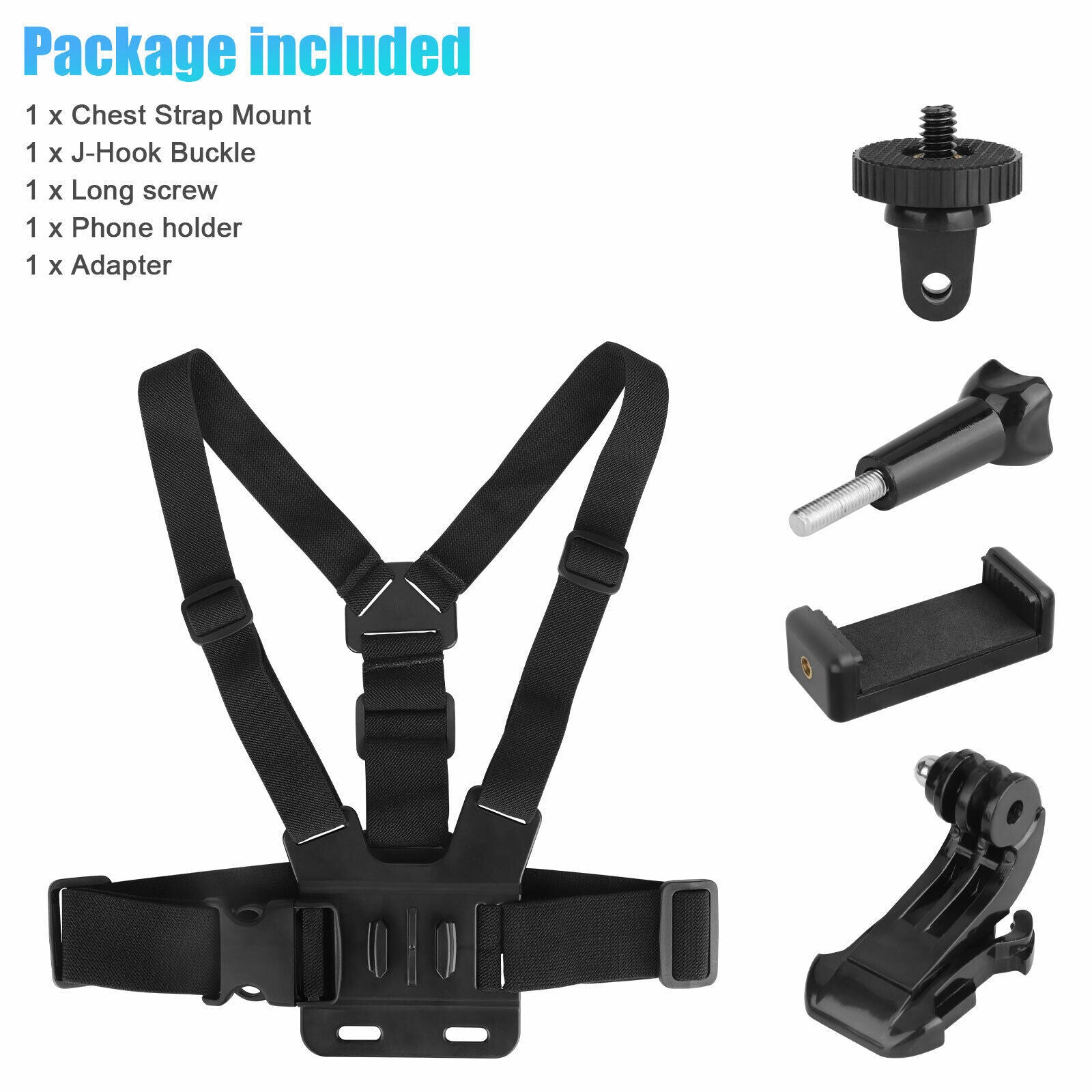 Chest Strap Mount Accessories Adjustable Phone Holder For GoPro Hero 9 8