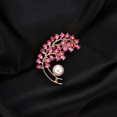 Popular Women's Brooches Inlaid With Zircon