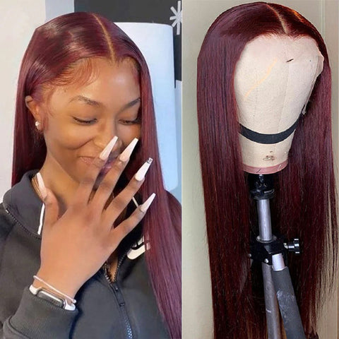 T-part Lace Frontal Wigs Real Hairstyle Headgear human hair.