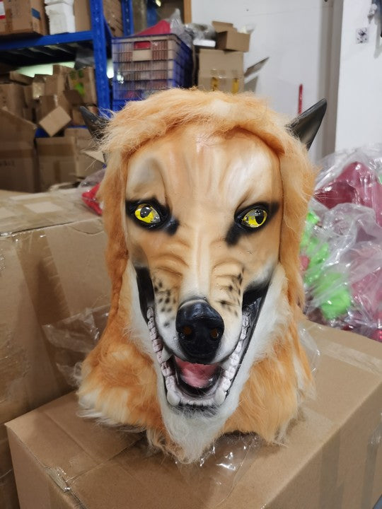 Animal Rotate Headwear Costume Wolf Face Masks Cosplay